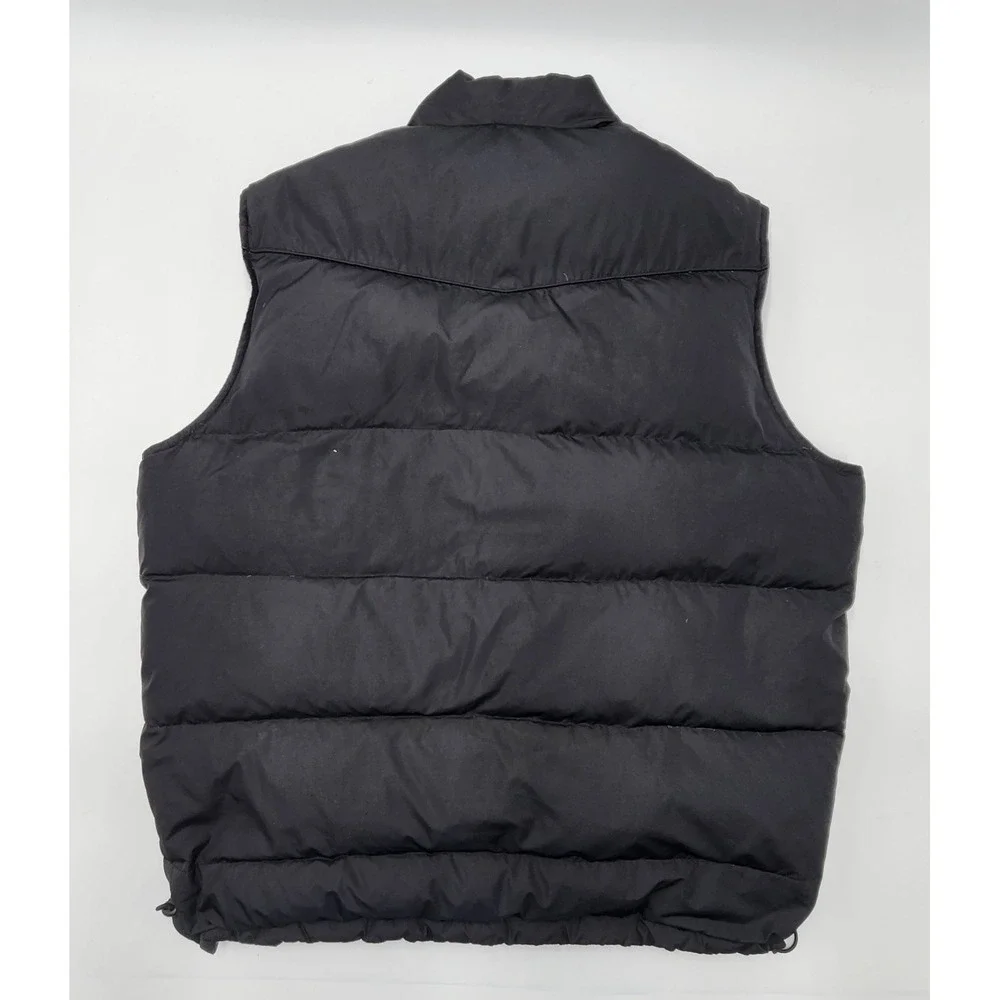 VINTAGE OLD NAVY PUFFER JACKET‎ VEST XL BLACK Y2K